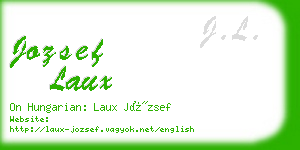 jozsef laux business card